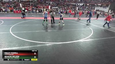 84 lbs Champ. Round 1 - Finley Fowell, Ithaca/Weston vs Deakon Nelson, Appleton West Terrors