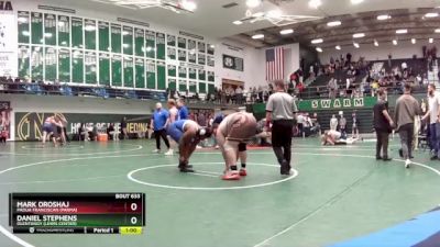 285 lbs Cons. Round 2 - Mark Oroshaj, Padua Franciscan (Parma) vs Daniel Stephens, Olentangy (Lewis Center)