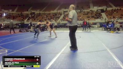 D1-175 lbs Quarterfinal - Connor Straessler, Desert Vista vs Nicholas Pina, Sunnyside H.S.