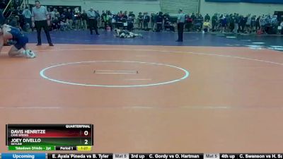 3 - 144 lbs Quarterfinal - Davis Henritze, Cave Spring vs Joey DiVello, Skyline