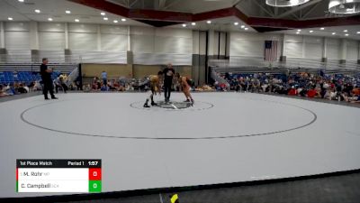 123 lbs 1st Place Match - Mason Rohr, Massillon Perry vs Co`Ji Campbell, St.Joseph Catholic Academy