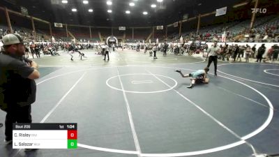 98 lbs Quarterfinal - Chace Risley, Division Bell Wrestling vs Logan Salazar, WLV Jr WC