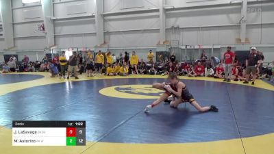 75 lbs Pools - Julianna LaSavage, Badger Girls Elite vs McKenzie Astorino, PA West