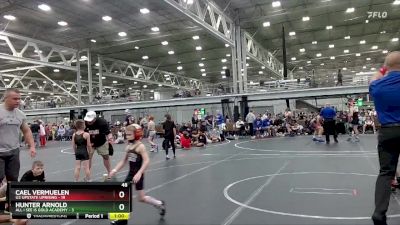 48 lbs Round 2 (4 Team) - Cael Vermuelen, U2 Upstate Uprising vs Hunter Arnold, All I See Is Gold Academy