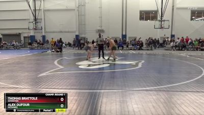 133 lbs Cons. Round 4 - Alex DuFour, McDaniel vs Thomas Brattole, Scranton