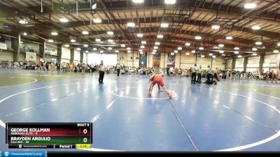 130 lbs Rd# 6- 9:00am Saturday Final Pool - George Kollman, Nebraska Elite vs Brayden Arguijo, Cali Red