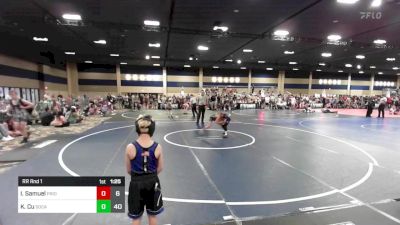 70 lbs Rr Rnd 1 - Iyla Samuel, Pride Wrestling vs Koa Cu, SoCal Hammers