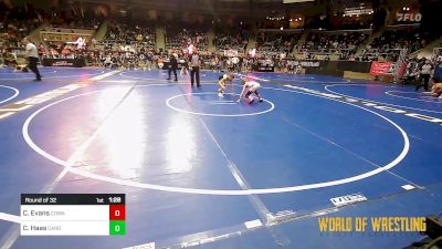 70 lbs Round Of 32 - Cruz Evans, COWA vs Chuck Haas, Cardinal Wrestling Club