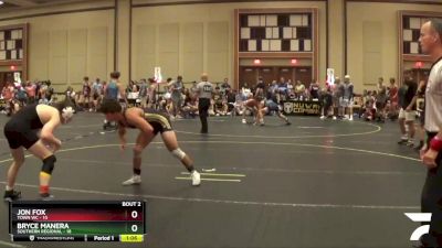 145 lbs Round 1 (6 Team) - Bryce Manera, Southern Regional vs Jon Fox, Town WC