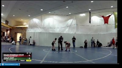 85 lbs Round 1 - Hadley Hunt, Western Wrestling Club vs Maliah Fitzgerald-Bolden, Solid Tech Wrestling Club