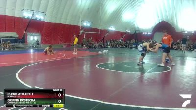 165 lbs Round 4 (16 Team) - Griffin Kostecka, Cambridge-Isanti White vs PLPRB Athlete 1, Buffalo