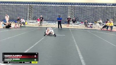 72 lbs Semis & 1st Wrestleback (8 Team) - Maddox Plambeck, Terps East Coast Elite vs Maddox Rogers, Riverheads