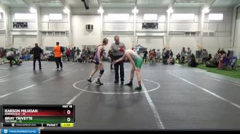 138 lbs Round 8 (10 Team) - Karson Milhoan, Barnesville vs Bray Trivette, Tar River