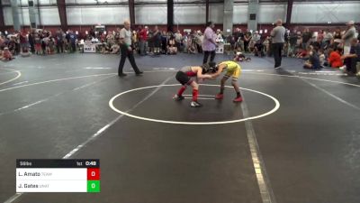 56 lbs Semifinal - Luca Amato, Team Tugman vs Jackson Gates, Unattached