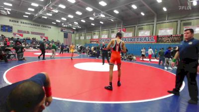 128 lbs 5th Place - Damian Alvarez, Selma vs Eli Granada, Clovis