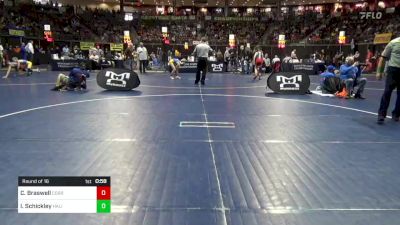 105 lbs Round Of 16 - Carson Braswell, Corry vs Izaya Schickley, Halifax