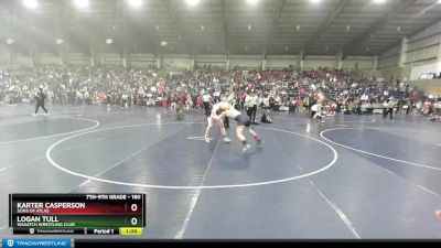 160 lbs 1st Place Match - Karter Casperson, Sons Of Atlas vs Logan Tull, Wasatch Wrestling Club