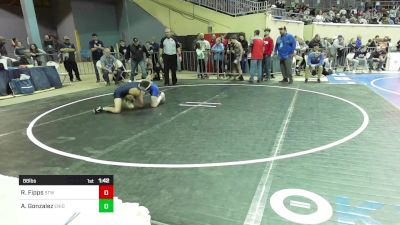 88 lbs Semifinal - Revin Fipps, Stillwater vs Antonio Gonzalez, Enid Junior High