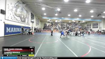 152 lbs 5th Place Match - Cameron Isenogle, Vista Del Lago vs Mikel David Uyemura, San Marino