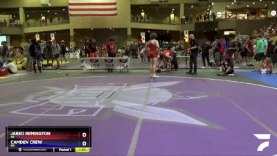 170 lbs Semifinal - Jared Remington, TX vs Camden Crew, OK