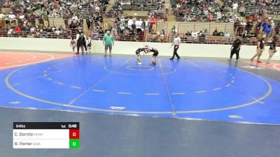 64 lbs Quarterfinal - Colton Gornto, Morris Fitness Wrestling Club vs Braxton Porter, Savannah Wrestling Center