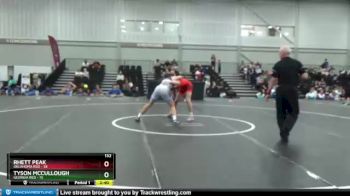 132 lbs Quarterfinals (8 Team) - Rhett Peak, Oklahoma Red vs Tyson McCullough, Georgia Red
