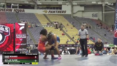 155 lbs 1st Place Match - Skylar Slade, Moen Wrestling Academy vs Sage Rosario, Kansas