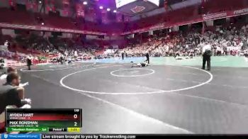 138 lbs D2/d3 - Semi-finals (sat 10:00am.) - Ayden Hart, Winneconne vs Max Ronsman, Luxemburg-Casco