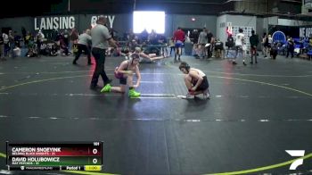 101 lbs Round 3 (4 Team) - Cameron Snoeyink, Belding Black Knights vs David Holubowicz, Mat Psychos