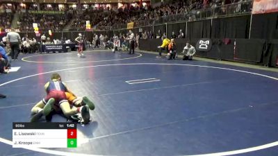 90 lbs Round Of 32 - Evan Lisowski, Penns Valley vs Jake Kroope, Emmaus