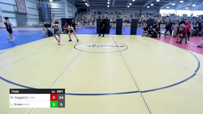 110 lbs Final - Nolan Haggerty, POWA vs Lucas Drake, Mat Assassins Black