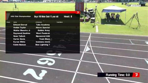 Youth Boys' 100m, Prelims 5 - Age 13