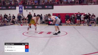 86 kg Quarterfinal - Clayton Whiting, Tiger Style Wrestling Club vs Connor Mirasola, Askren Wrestling Academy