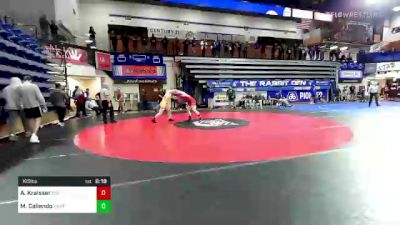 165 lbs Semifinal - Austin Kraisser, Iowa State vs Michael Caliendo, Unattached-North Dakota State