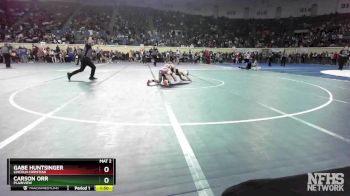 3A-120 lbs Champ. Round 1 - Gabe Huntsinger, Lincoln Christian vs Carson Orr, Plainview