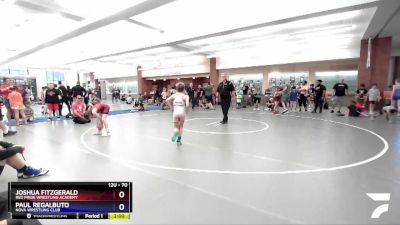 70 lbs 5th Place Match - Paul Regalbuto, NOVA Wrestling Club vs Joshua Fitzgerald, Red Pride Wrestling Academy