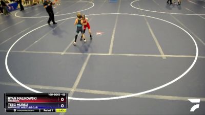 63 lbs Round 3 - Ryan Malikowski, Minnesota vs Teeg Mursu, Northwest Wrestling Club