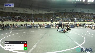 64 lbs Round Of 16 - Jackson Parker, Standfast vs Kaden Lozano, Weatherford Youth Wrestling