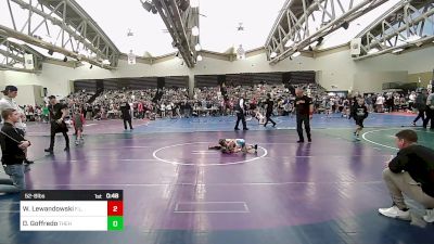 52-B lbs Round Of 16 - Westyn Lewandowski, F.L.O.W. vs Dominick Goffredo, The Hunt Wrestling Club