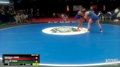 190 lbs Semifinal - Mahalia Jones, Mesa Ridge vs Taylor Knox, Calhan