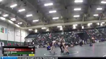 152 lbs Round 1 (16 Team) - Carter Braun, Columbus vs Bryan Bagby, Sedgwick County/Fleming