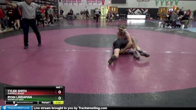 132 lbs Cons. Round 3 - Ryan Lindaman, Waterloo West vs Tyler Smith, Dubuque Senior