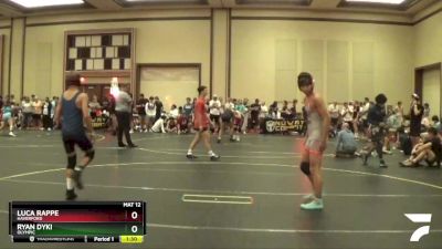 125 lbs Champ. Round 2 - Ryan Dyki, Olympic vs Luca Rappe, Haverford