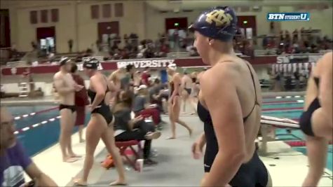 ND, CIN at IU, Women 200 Free Heat 2