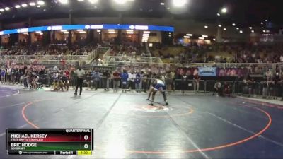 1A 144 lbs Quarterfinal - Eric Hodge, Somerset vs Michael Kersey, First Baptist (Naples)