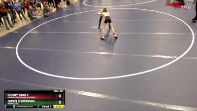 82 lbs Cons. Round 3 - Owen Shockman, Minnesota vs Brody Kratt, Summit Wrestling Academy