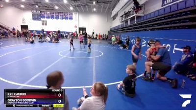 56 lbs Round 3 - Kye Camino, Douglas WC vs Grayson Goodvin, Sheridan Wrestling Club