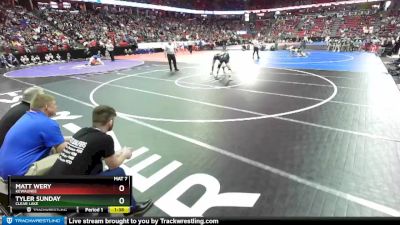 D3-145 lbs Quarterfinal - Tyler Sunday, Clear Lake vs Matt Wery, Kewaunee