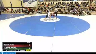 197 lbs Quarterfinal - Jackson Punzel, Wheaton College (Illinois) vs Parker Venz, Augsburg University