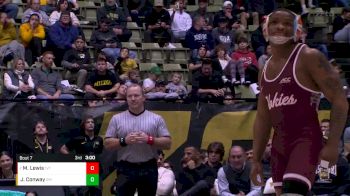 174 lbs Mekhi Lewis, Virginia Tech vs James Conway, Mizzou